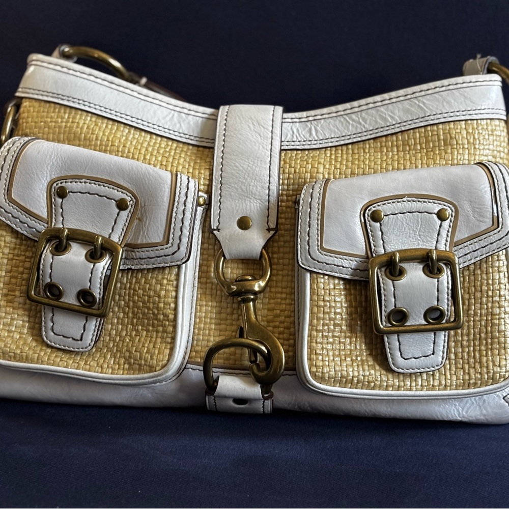 Coach Legacy Hobo Shoulder Bag Woven